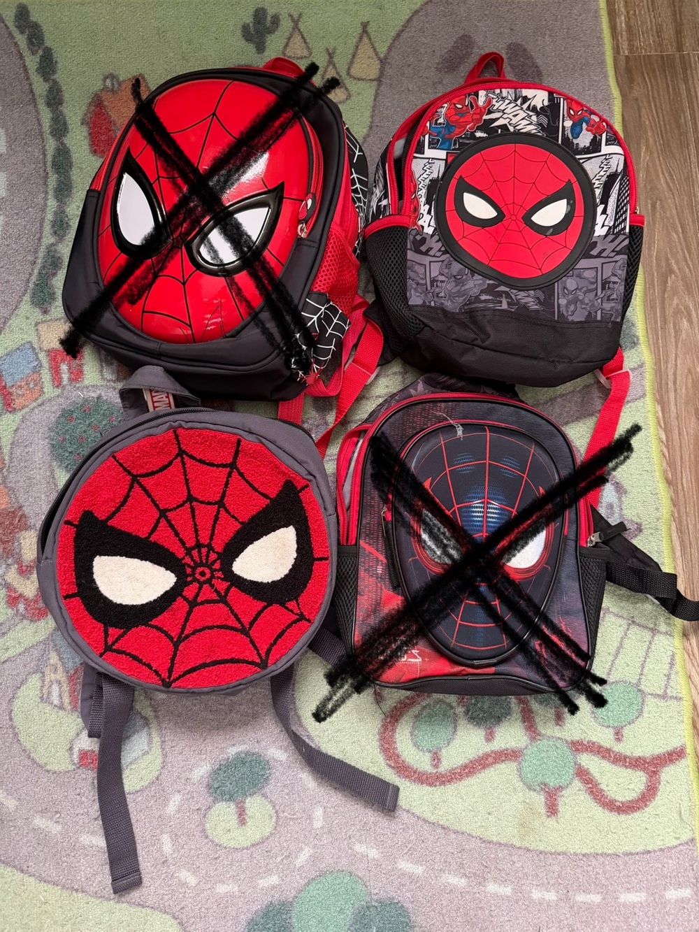 Marvel Spider-Man Kids Backpack Bundle in Red and Black